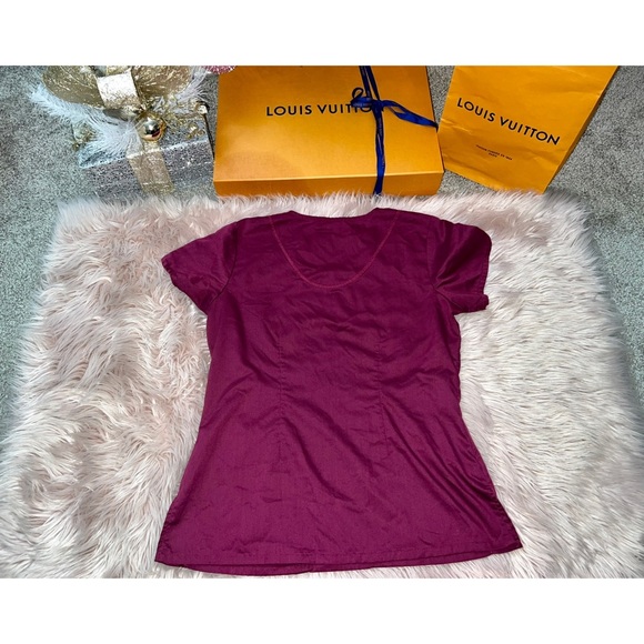 SOLD✨Barco Grey’s Anatomy Active Burgundy Scrub Top, Size Medium - Picture 5 of 5